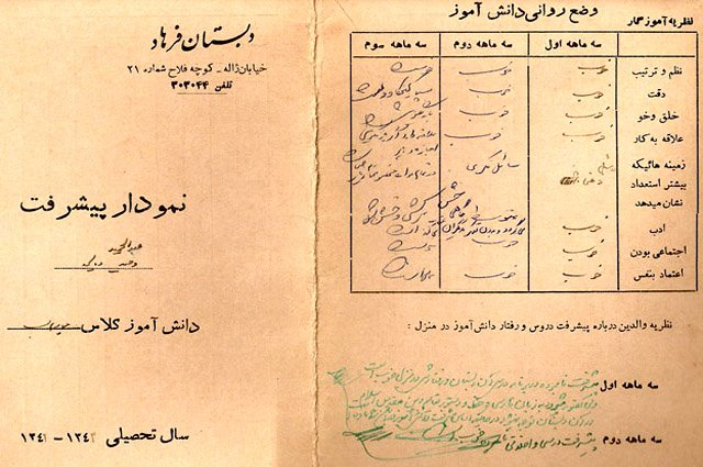 سوابق تحصیلی 